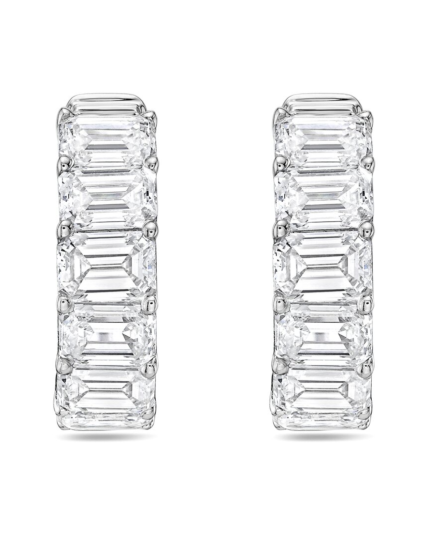 Diana M Lab Grown Diamonds Diana M. 14k 3.00 Ct. Tw. Lab-grown Diamond Hoop Earrings
