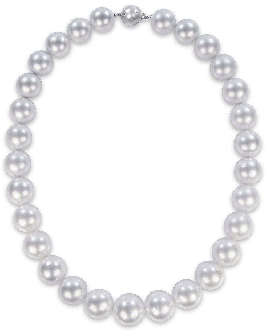 Pearls 14k Diamond 14-17mm Pearl Necklace