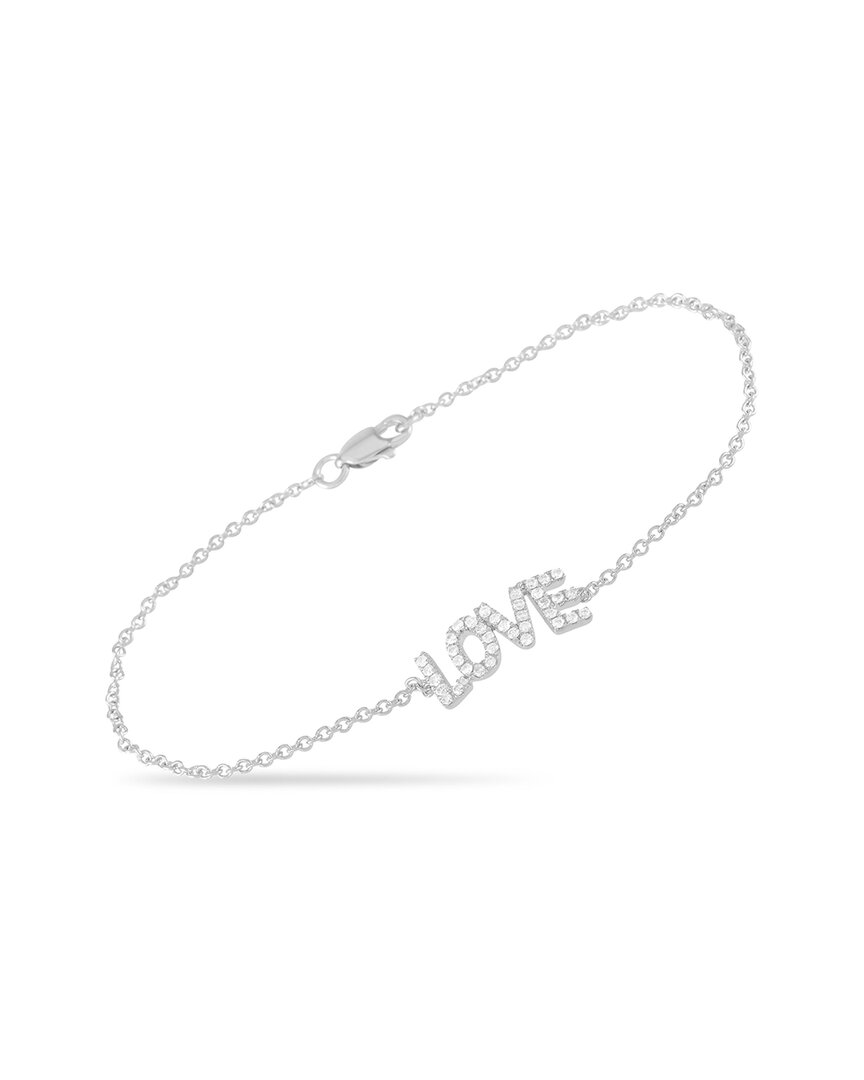 Diamond Select Cuts 14k 0.30 Ct. Tw. Diamond Love Bracelet