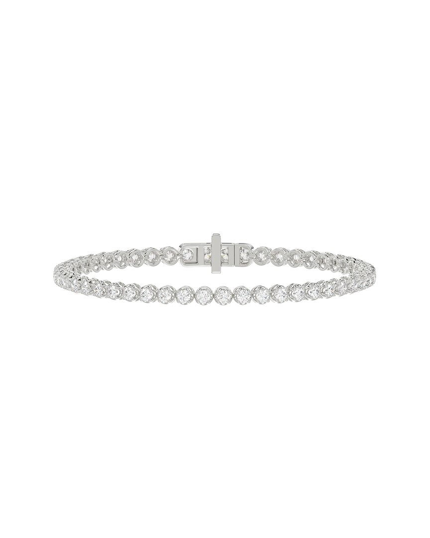Ethos Creations 14k 4.00 Ct. Tw. Lab-grown Diamond Bracelet In Metallic