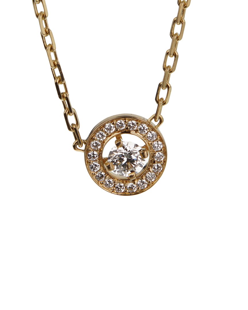 Boucheron 18k 0.50 Ct. Tw. Diamond Necklace (authentic Pre-loved) In Neutral