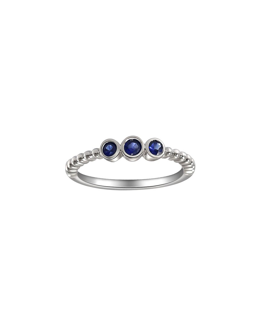 Gregg Ruth 18k 0.27 Ct. Tw. Blue Sapphire Ring In No Color