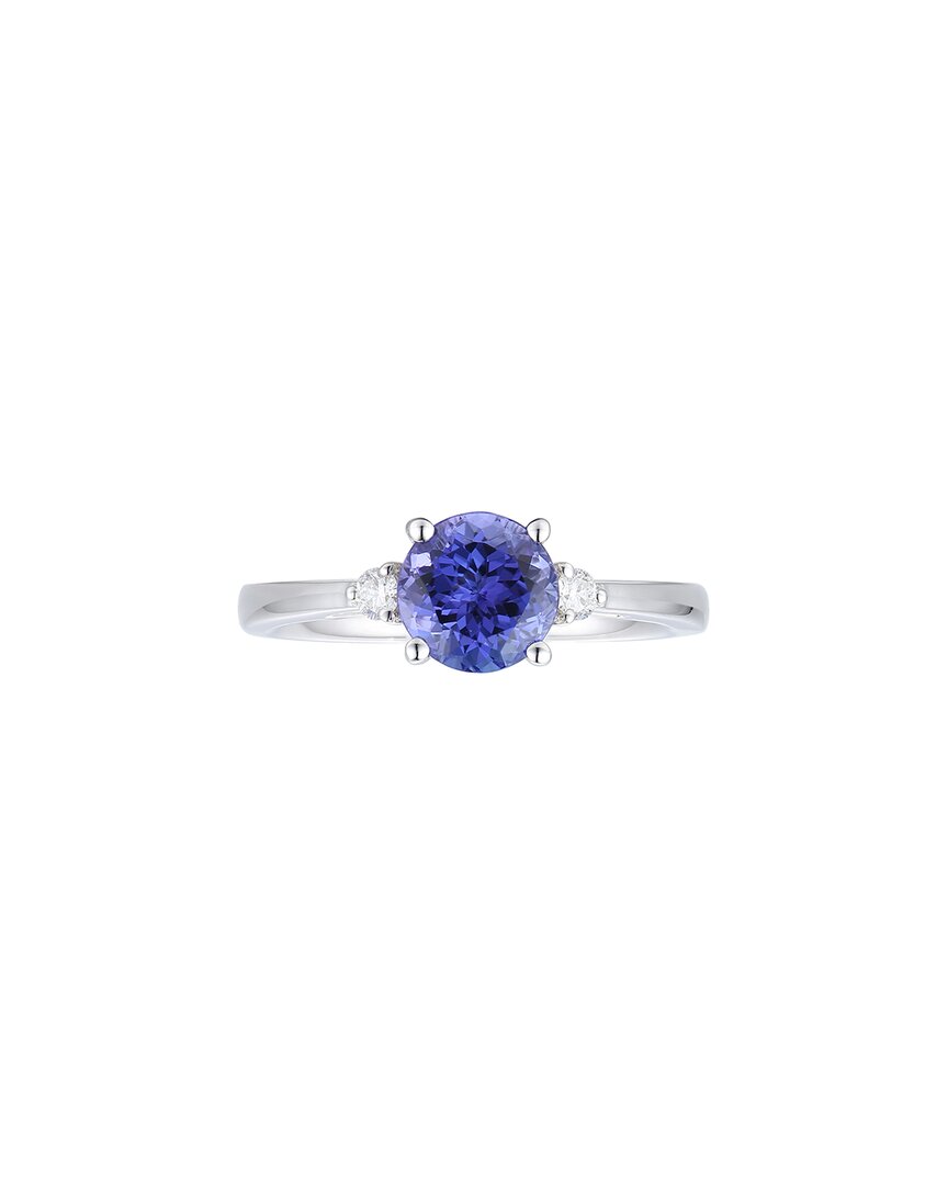 Gregg Ruth 18k 1.67 Ct. Tw. Diamond & Tanzanite Ring In No Color