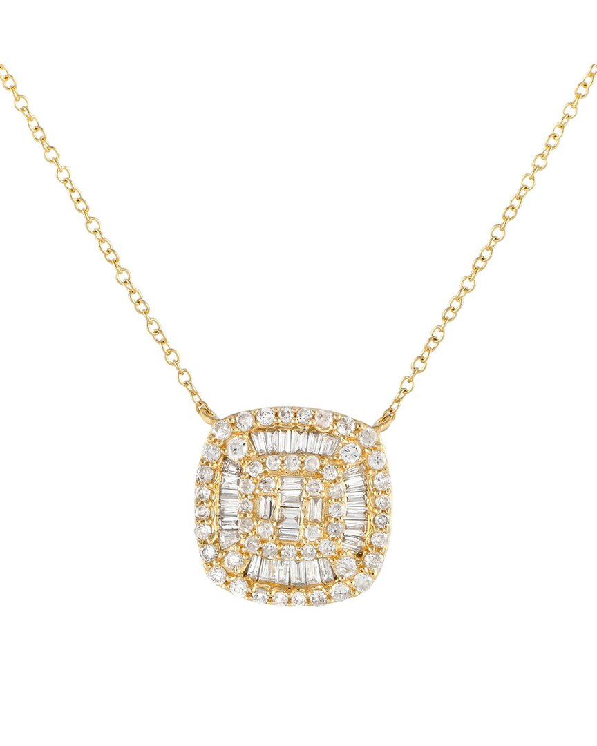Diamond Select Cuts 14k 0.50 Ct. Tw. Diamond Cluster Necklace