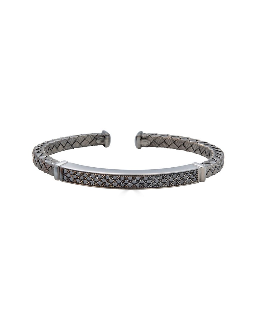 Diana M. Fine Jewelry 18k 1.12 Ct. Tw. Diamond Cuff Bracelet