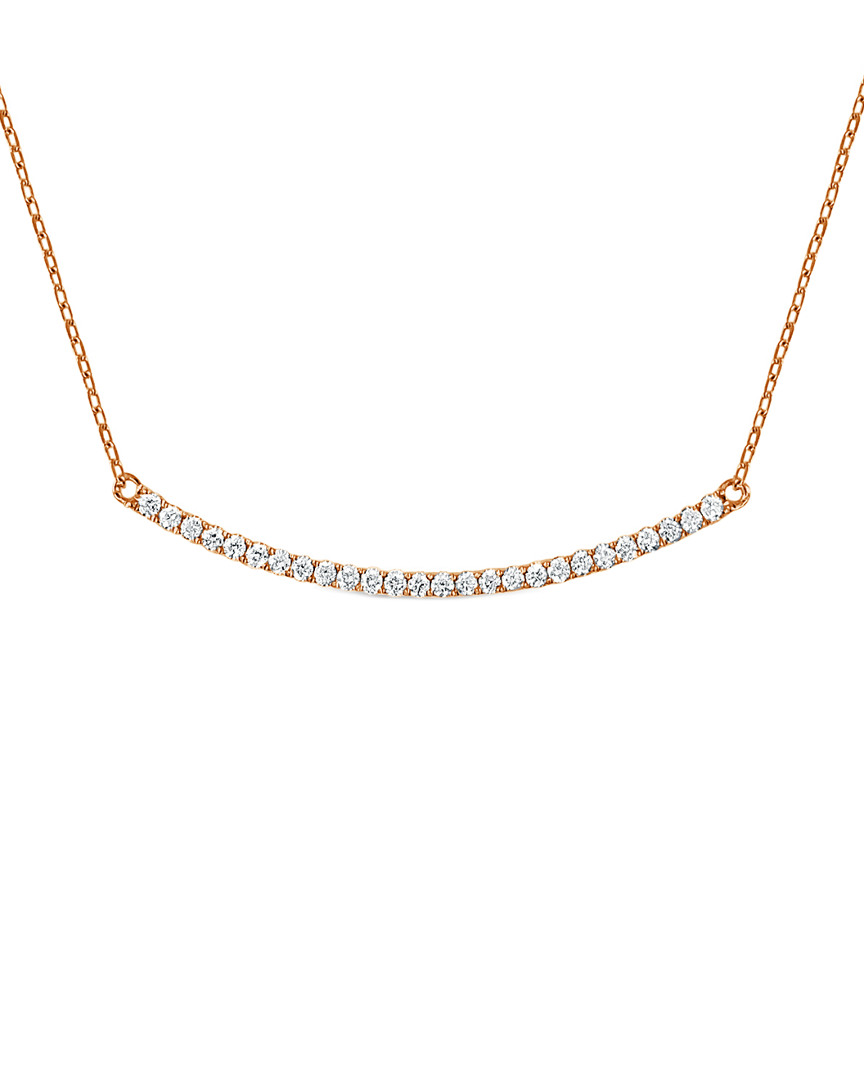 Sabrina Designs 14k 0.25 Ct. Tw. Diamond Bar Necklace
