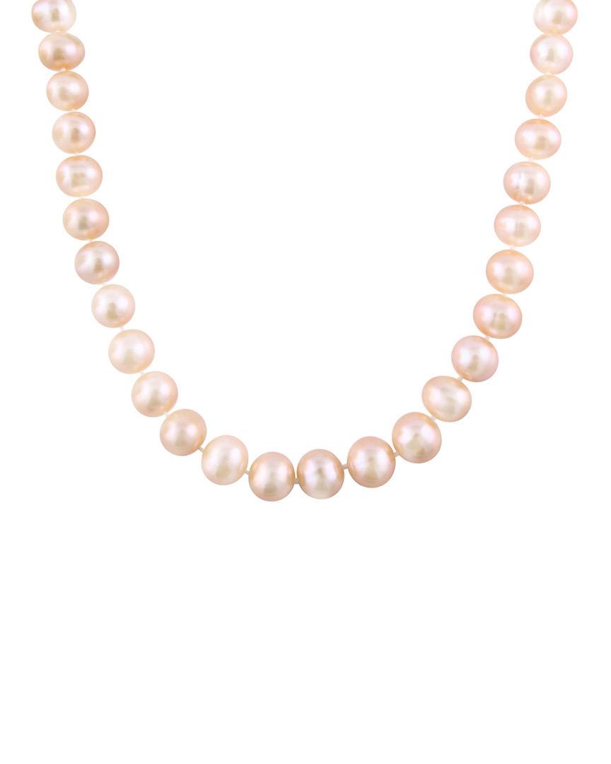Masako Pearls Splendid Pearls 14k 10-11mm Cultured Freshwater Pearl Necklace