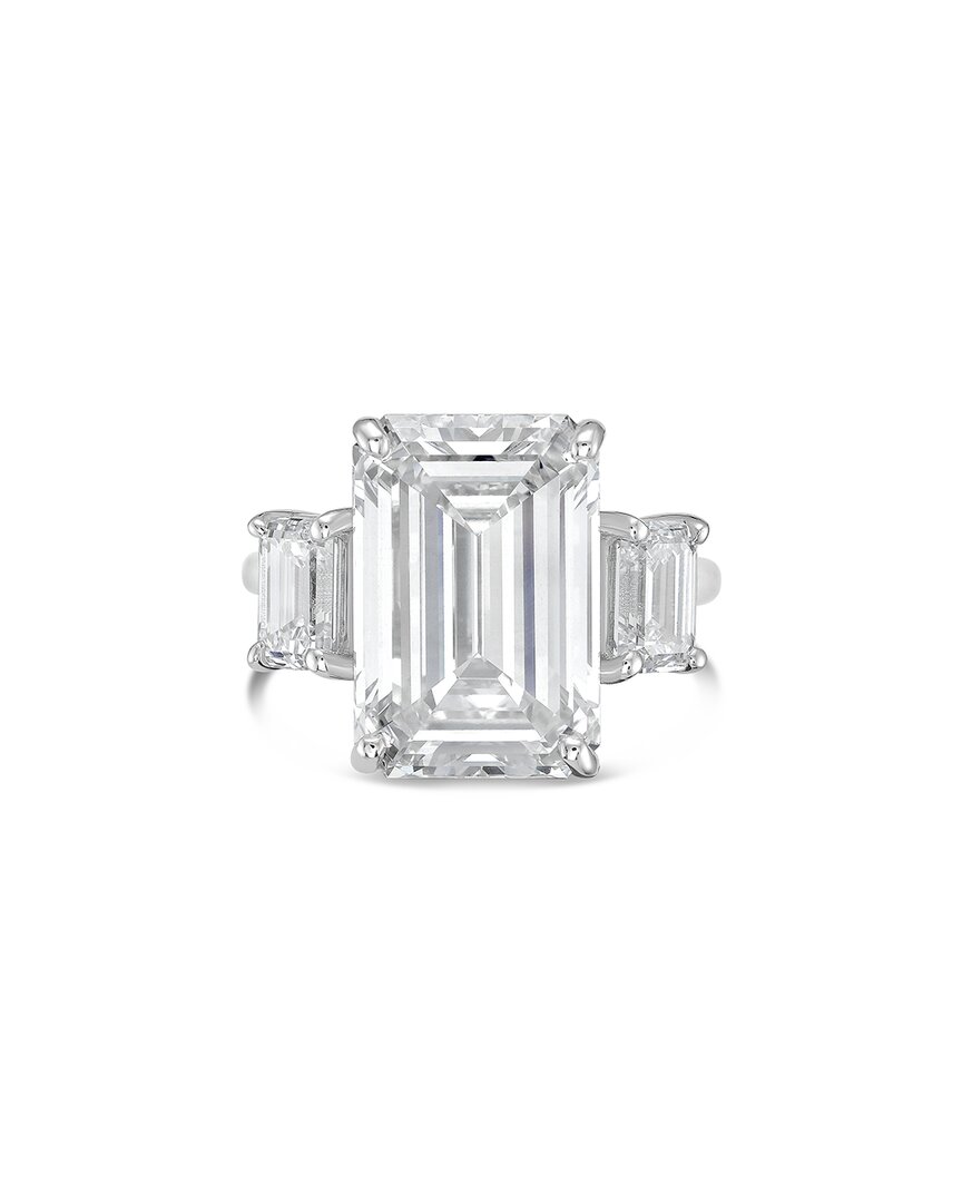 Diana M Lab Grown Diamonds 14k 3.50 Ct. Tw. Three-stone Ring In Gray