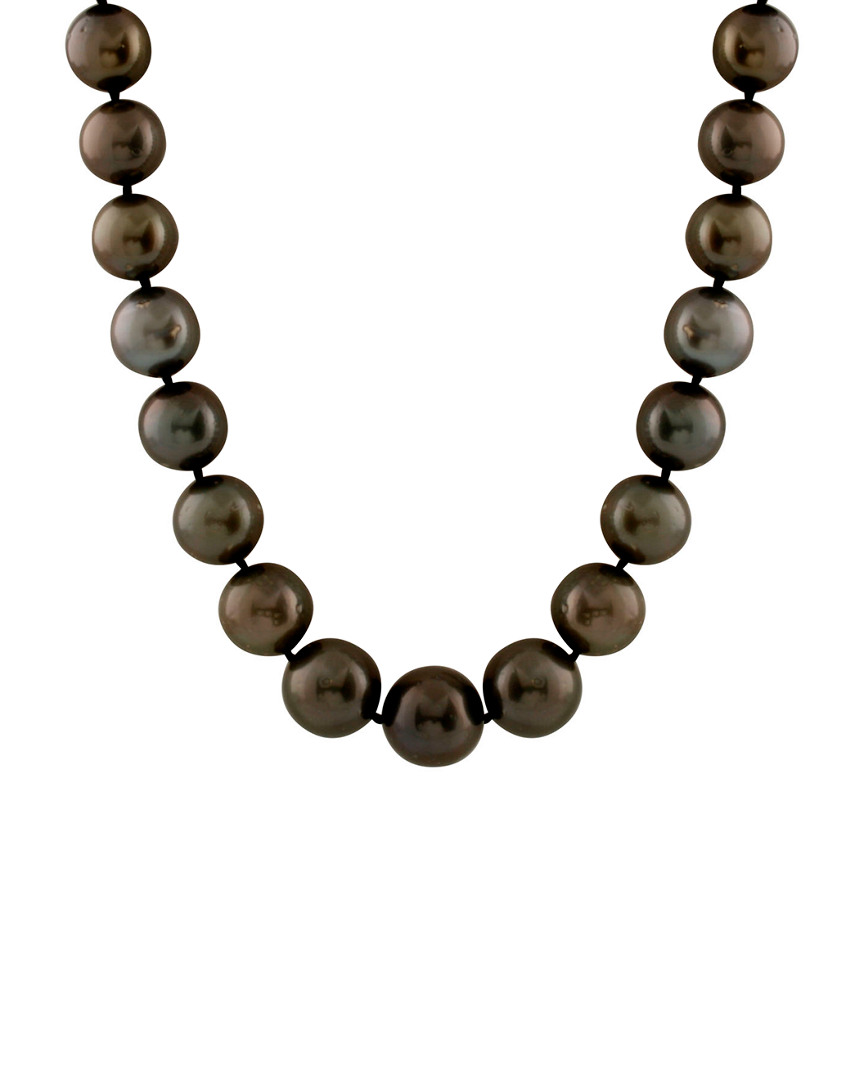 Splendid Pearls 14k 10-14mm Tahitian Pearl Necklace
