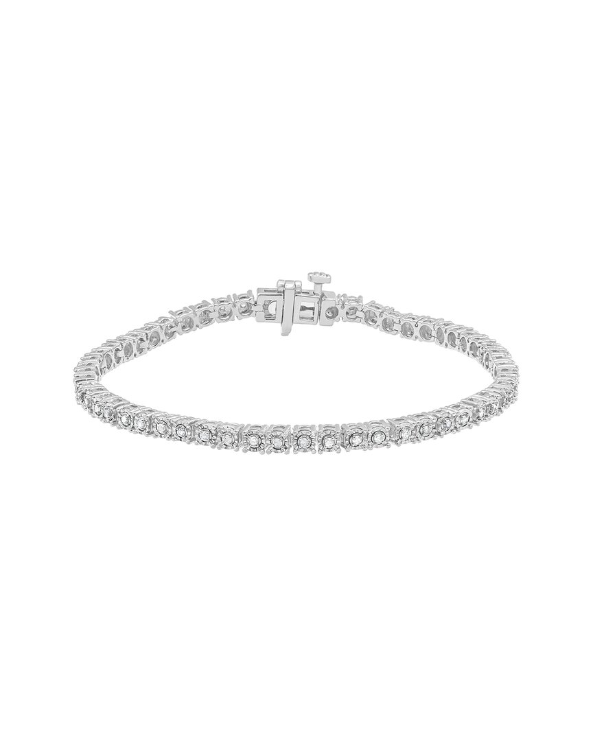 LAB GROWN DIAMONDS SILVER 0.49 CT. TW. LAB GROWN DIAMOND BRACELET