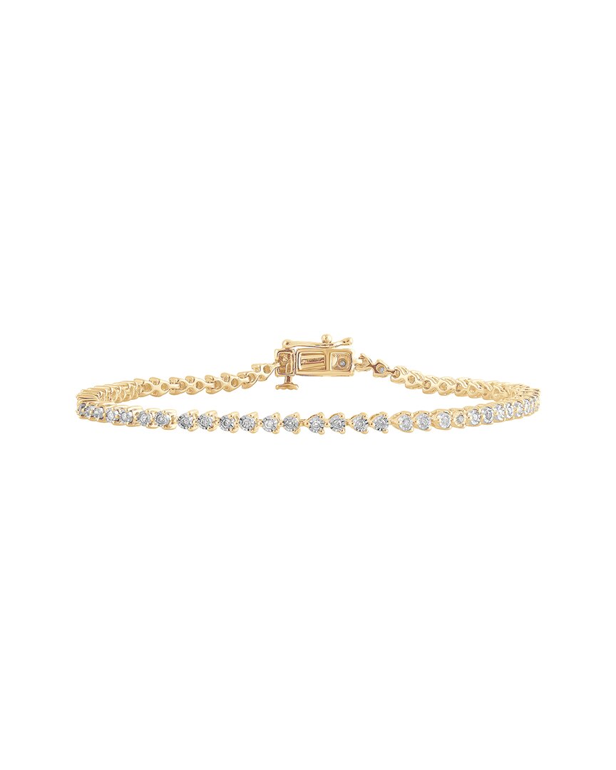 Lab Grown Diamonds Silver 0.51 Ct. Tw. Lab Grown Diamond Bracelet