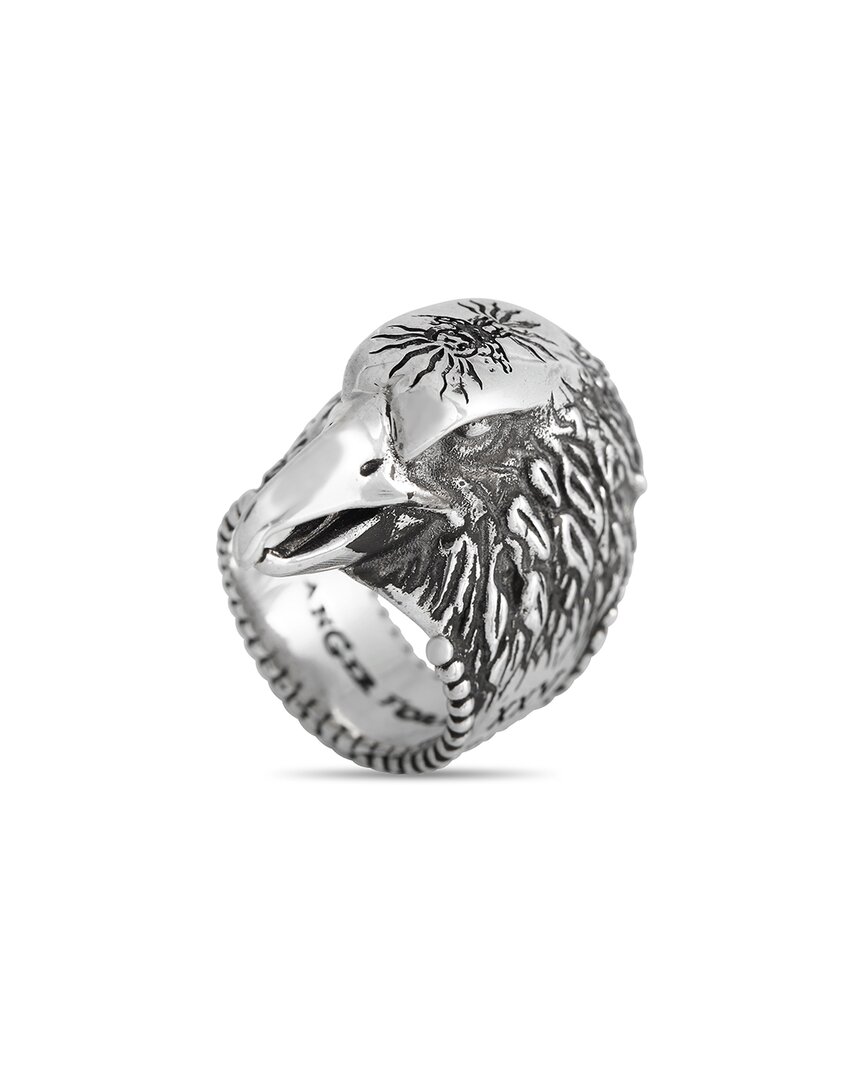 GUCCI GUCCI SILVER ANGER FOREST EAGLE RING (AUTHENTIC PRE-OWNED)