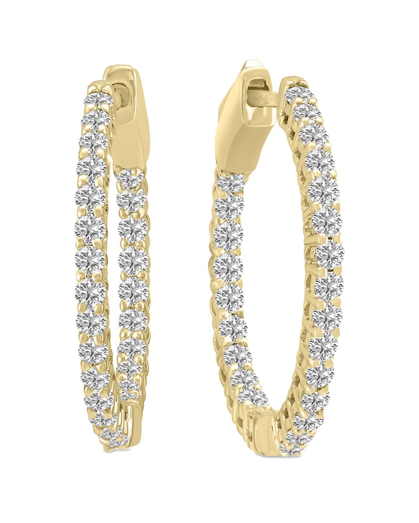 Lab Grown Diamonds 14k 1.00 Ct. Tw. Lab Grown Diamond Hoops