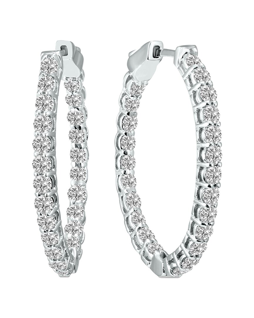 Lab Grown Diamonds 14k 2.00 Ct. Tw. Lab Grown Diamond Hoops