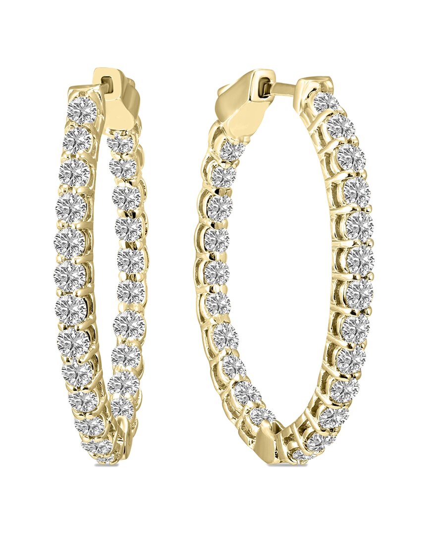 Lab Grown Diamonds 14k 3.00 Ct. Tw. Lab Grown Diamond Hoops