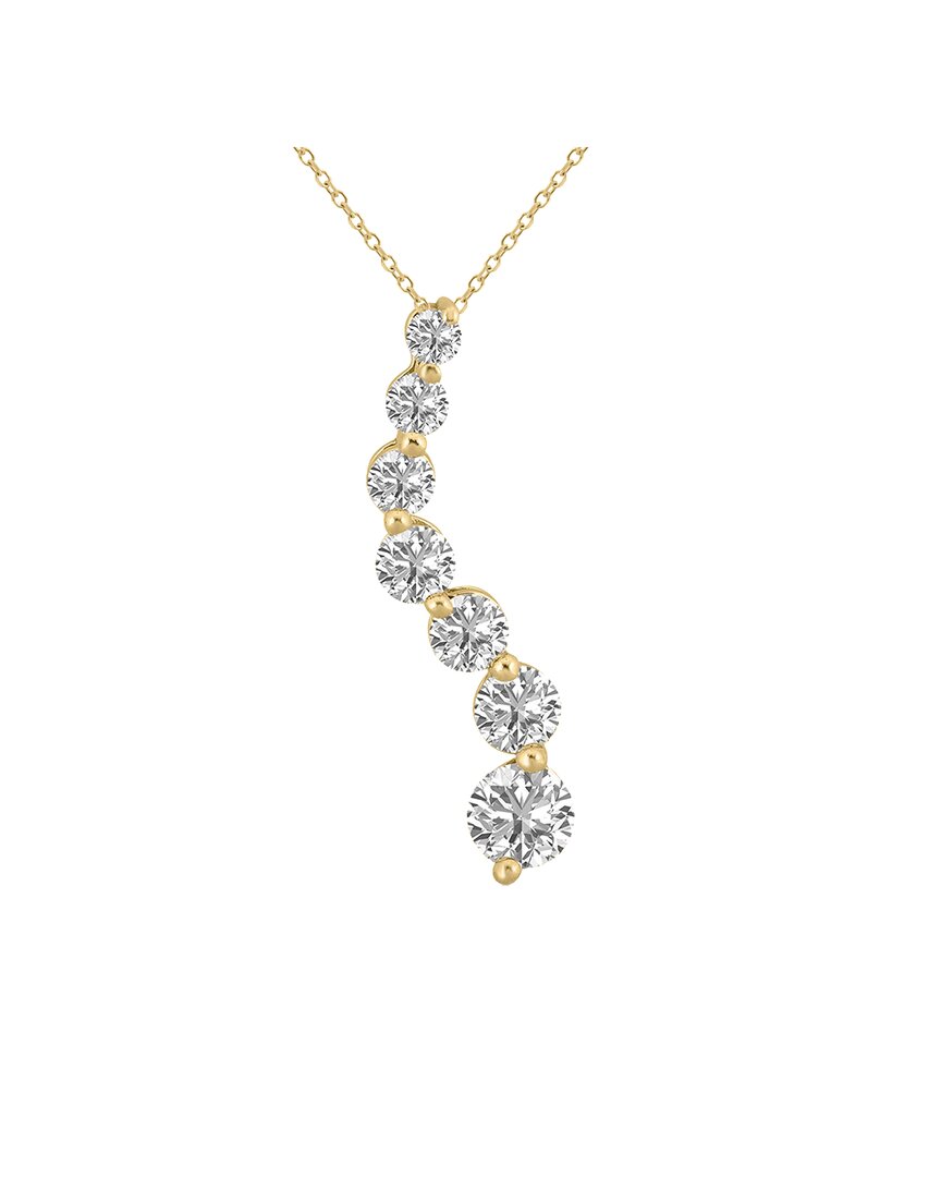 Shop Lab Grown Diamonds 14k 1.00 Ct. Tw. Lab Grown Diamond Necklace