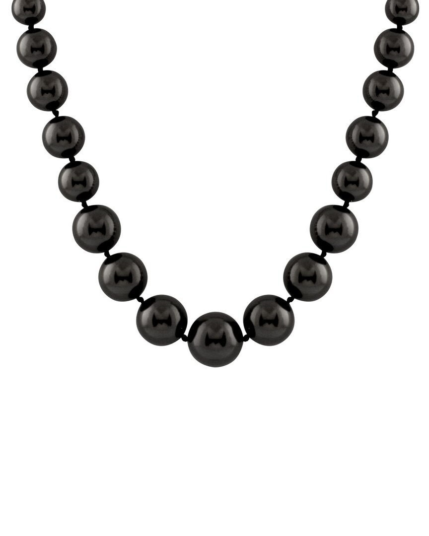 Splendid Pearls Silver 8-16mm Shell Pearl Necklace