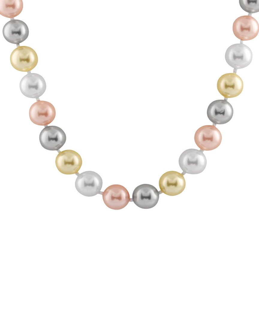Shop Splendid Pearls Silver 12-13mm Shell Pearl Necklace