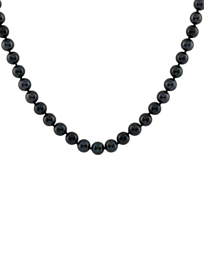 Shop Splendid Pearls 14k 5-6mm Akoya Pearl Necklace