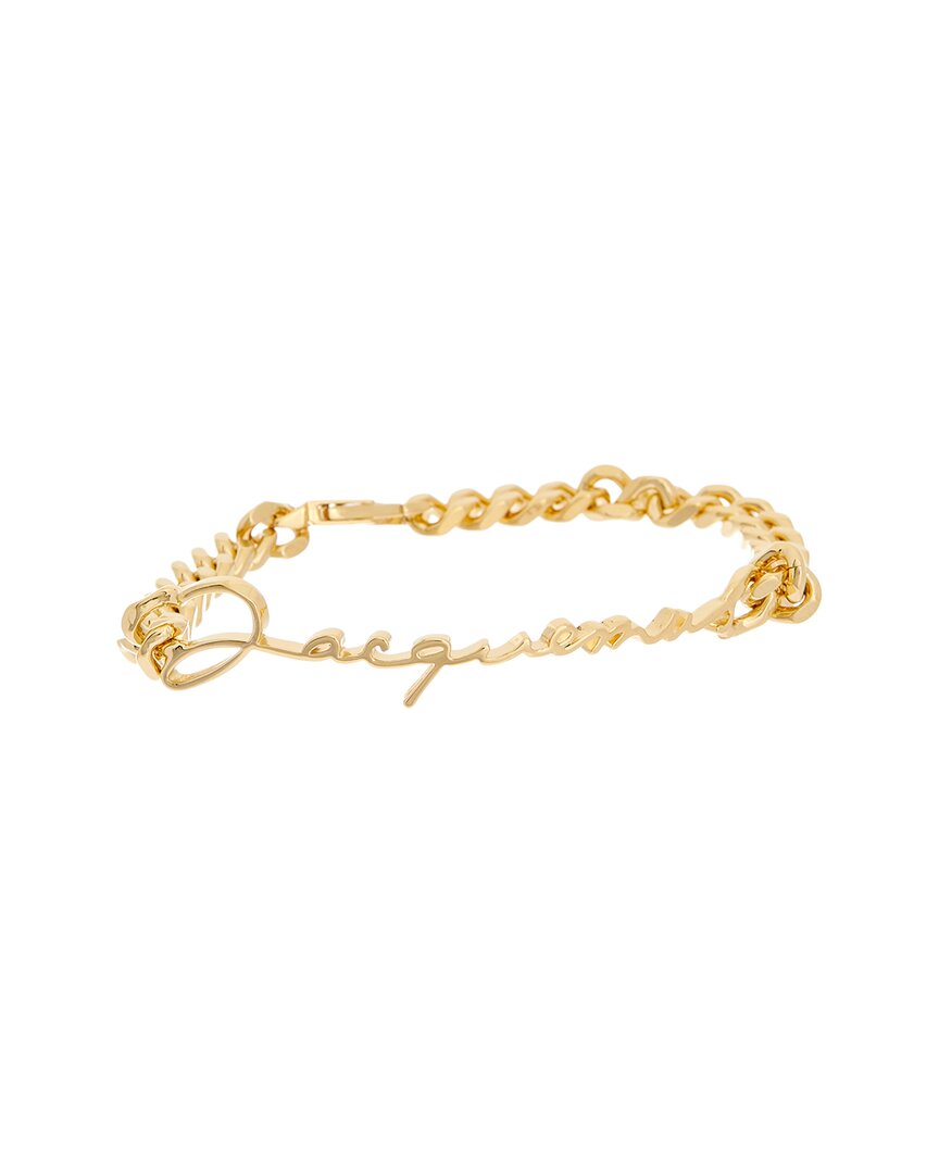 Jacquemus La Gourmette Chain Bracelet In Gold