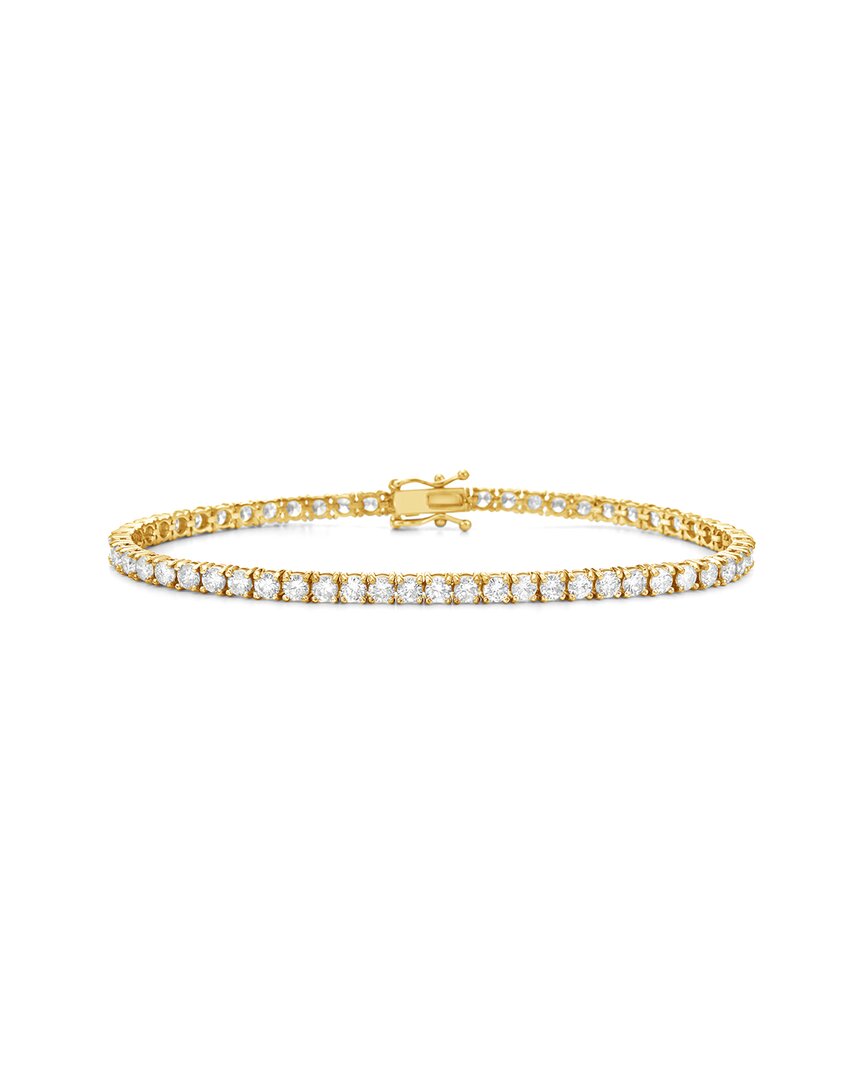 Forever Creations Signature Forever Creations 14k 5.00 Ct. Tw. Lab Grown Diamond Tennis Bracelet In Gold