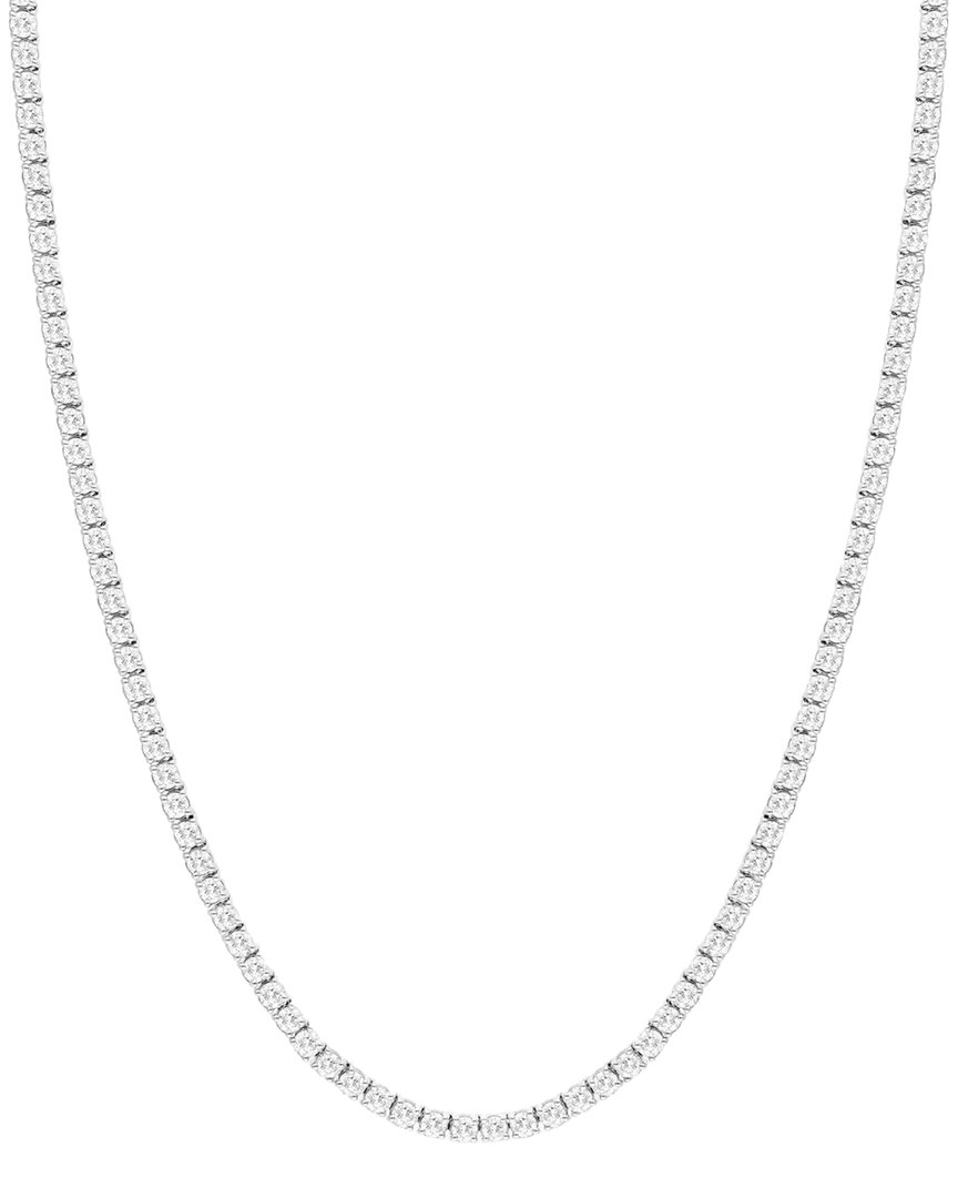 Shop Forever Creations Signature Forever Creations 14k 7.00 Ct. Tw. Lab Grown Diamond Tennis Necklace