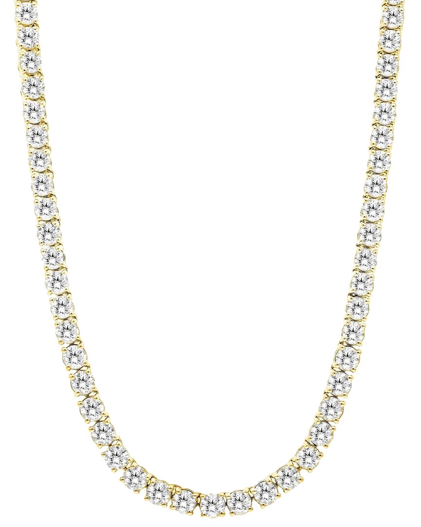 Forever Creations Signature Forever Creations 14k 20.00 Ct. Tw. Lab Grown Diamond Tennis Necklace