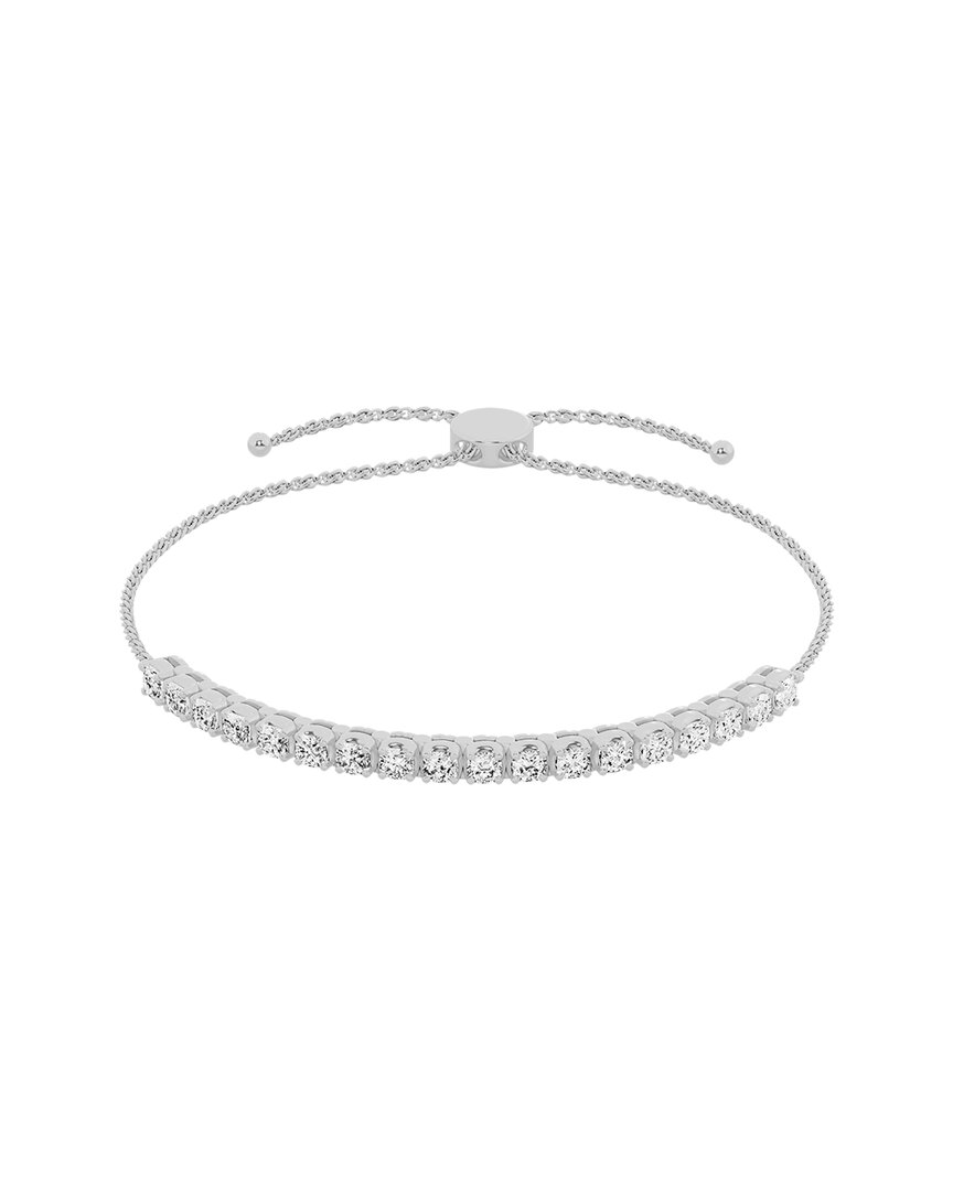 Lab Grown Diamonds 14k 1.00 Ct. Tw. Lab Grown Diamond Tennis Bolo Bracelet