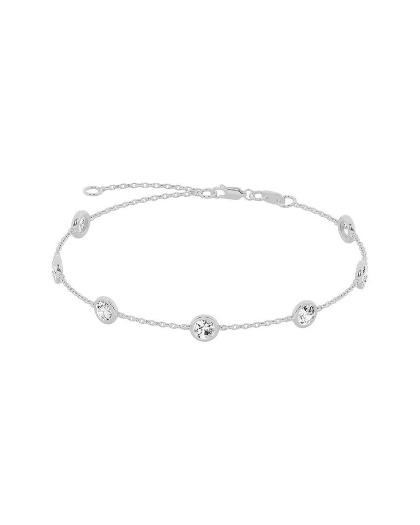Lab Grown Diamonds 14k 2.00 Ct. Tw. Lab Grown Diamond Station Bracelet