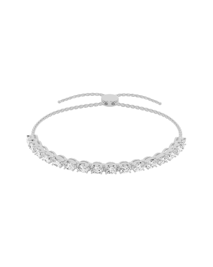 Lab Grown Diamonds 14k 2.00 Ct. Tw. Lab Grown Diamond Tennis Bolo Bracelet