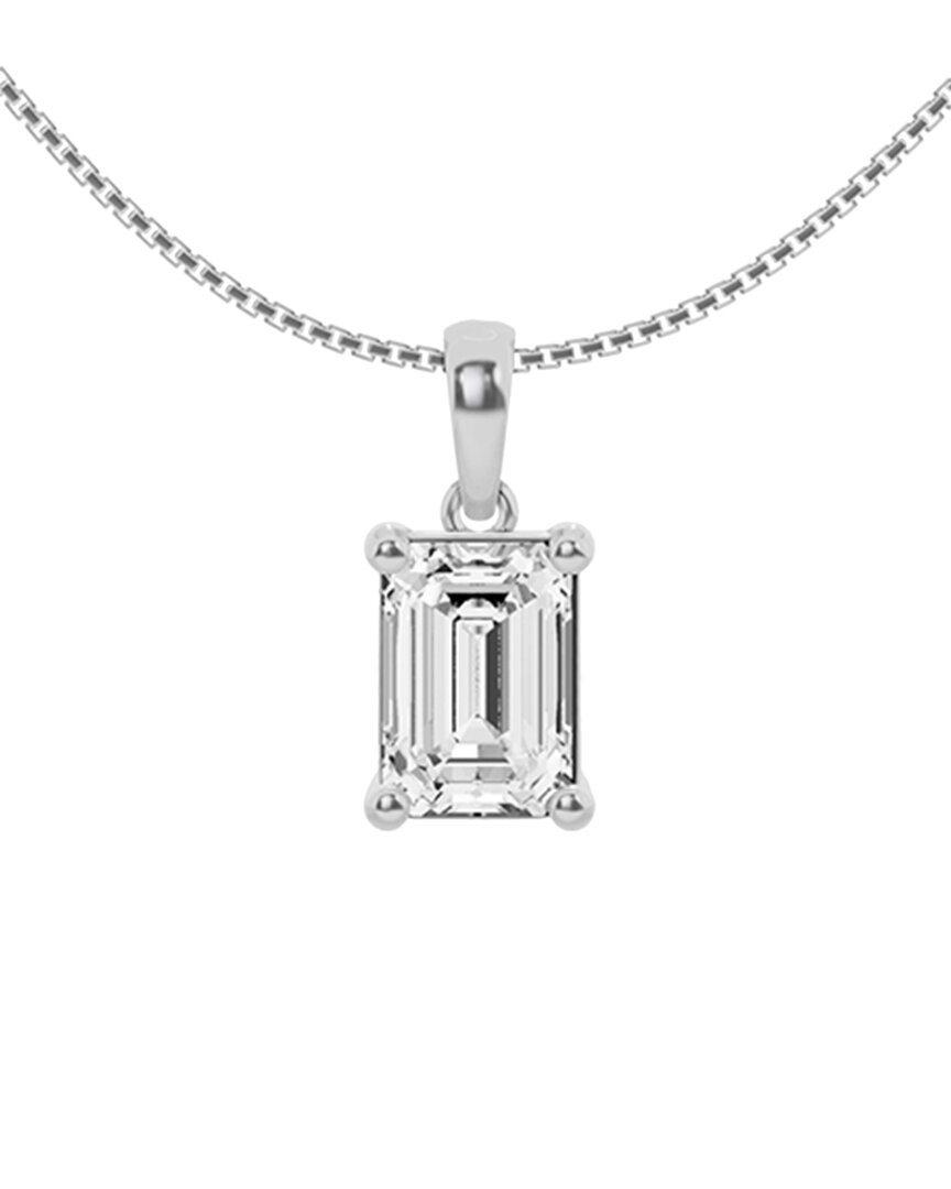 Lab Grown Diamonds 14k 2.00 Ct. Tw. Lab Grown Diamond Solitaire Pendant Necklace