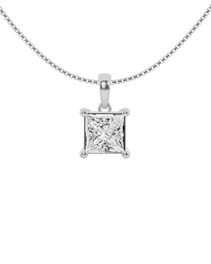 Lab Grown Diamonds 14k 2.00 Ct. Tw. Lab Grown Diamond Solitaire Pendant Necklace
