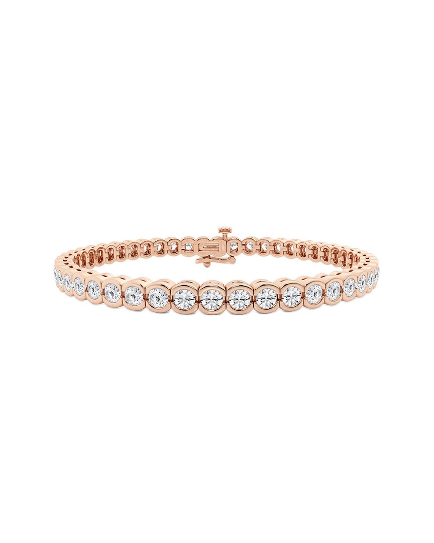 LAB GROWN DIAMONDS 14K ROSE GOLD 7.02 CT. TW. LAB GROWN DIAMOND BRACELET