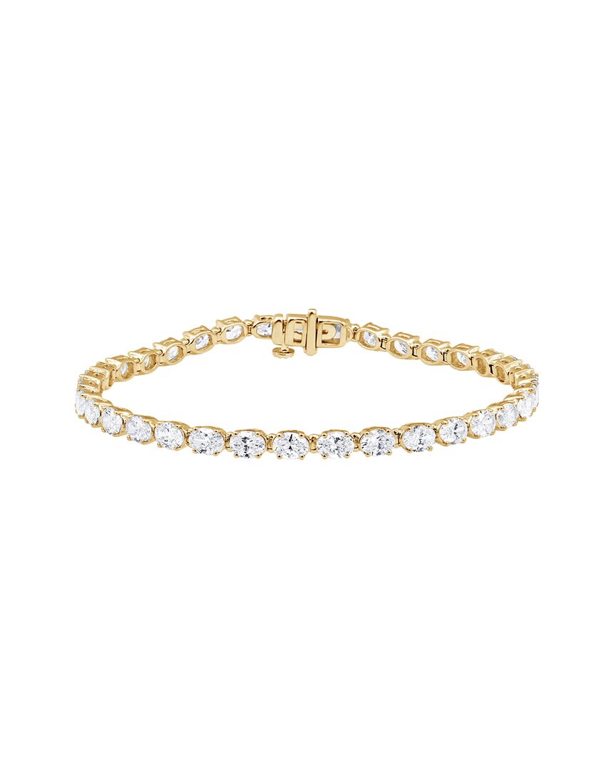 Lab Grown Diamonds 14k 7.05 Ct. Tw. Lab Grown Diamond Bracelet