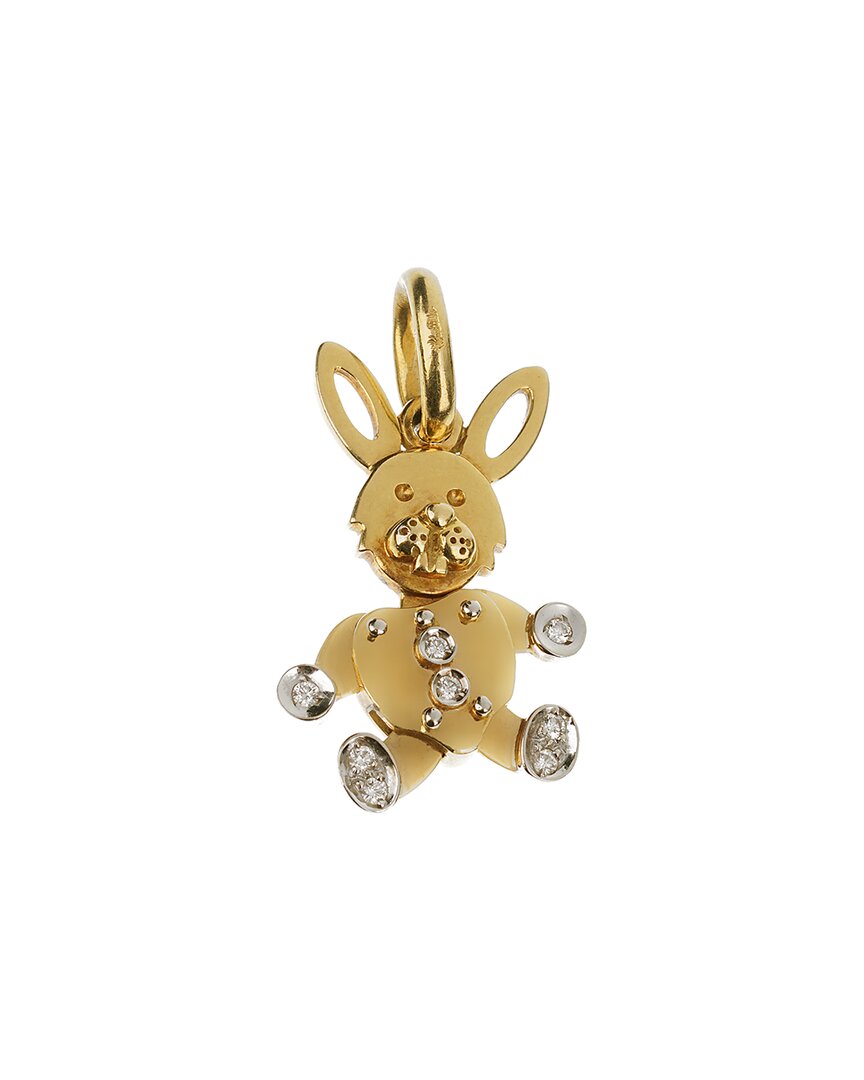 Pomellato 18k Two-tone Diamond Pendant Necklace (authentic )
