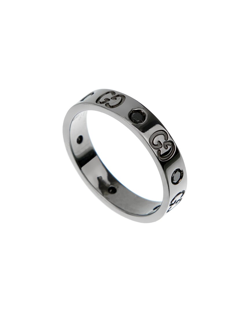Gucci 18k Diamond Ring In Metallic