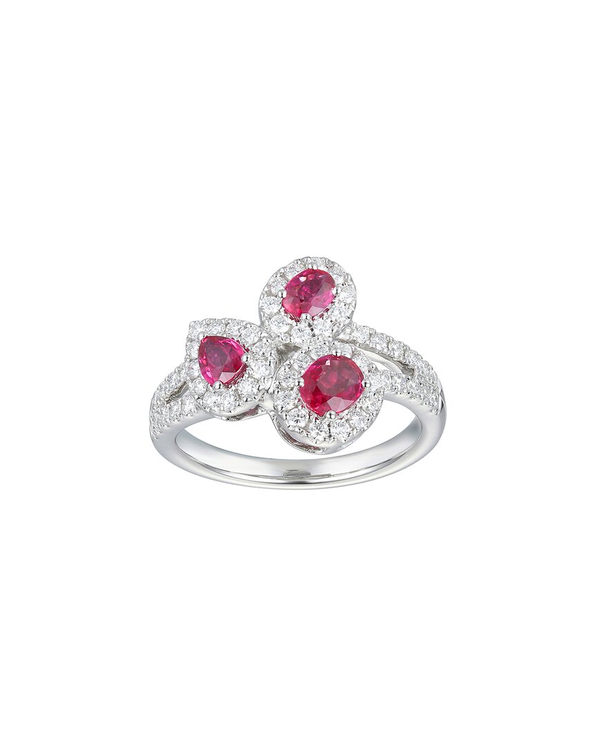 Gregg Ruth 14k 1.44 Ct. Tw. Diamond & Ruby Ring In No Color