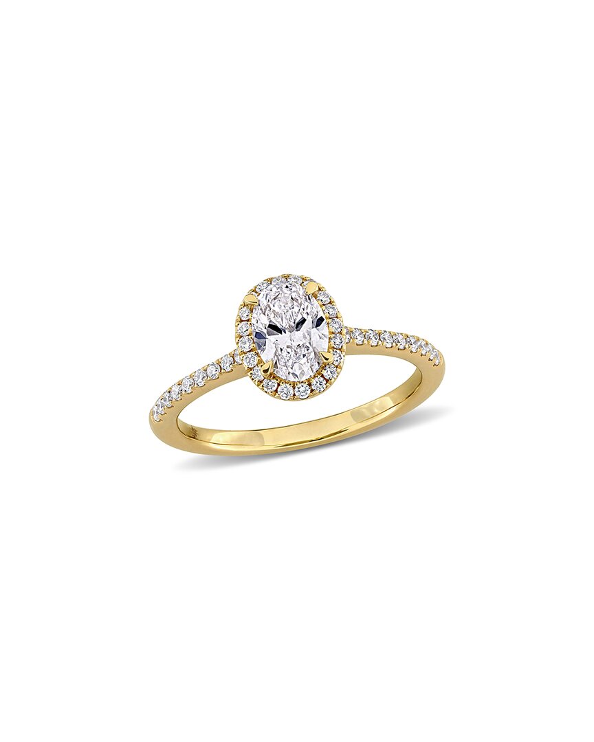 Lab Grown Diamonds Creative Forever 14k 0.99 Ct. Tw. Lab-grown Diamond Halo Ring