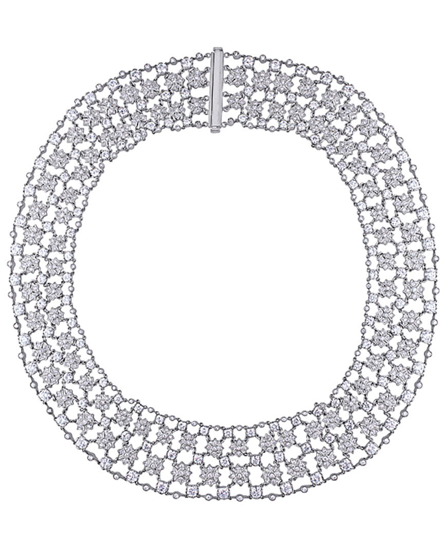 Diamond Select Cuts Certified 18k 28.28 Ct. Tw. Diamond Necklace