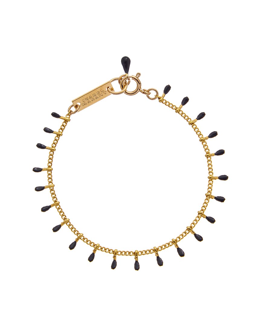 Isabel Marant Casablanca Tassel Chain Brass Bracel In Gold