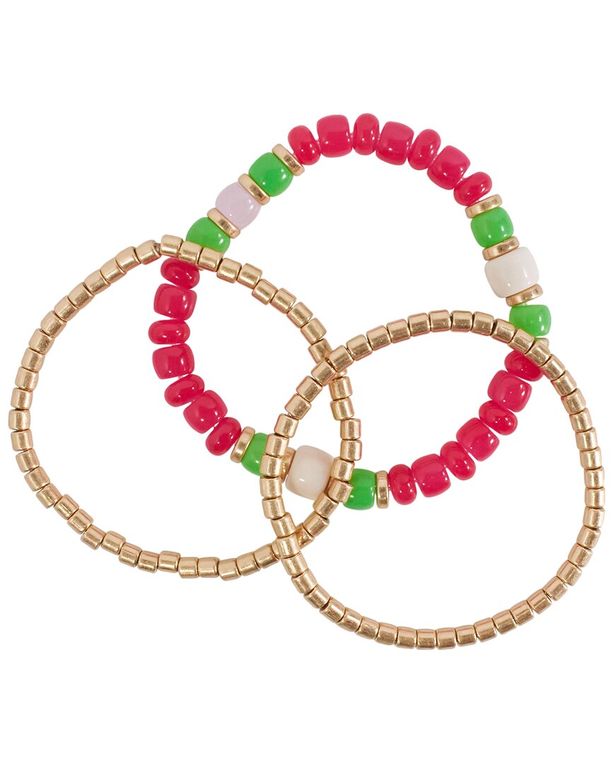 Roller Rabbit Jett Bracelet Stack In Gold