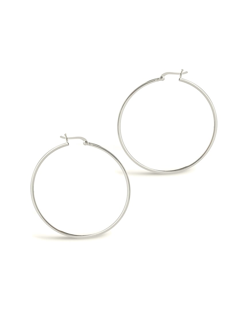 Sterling Forever Silver Hoops
