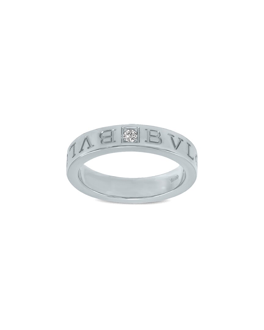 Bulgari 18k 0.01 Ct. Tw. Diamond Ring