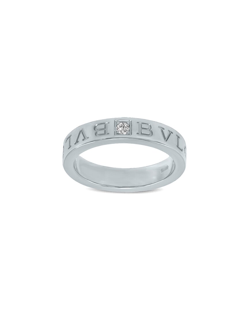 Bulgari 18k 0.01 Ct. Tw. Diamond Ring