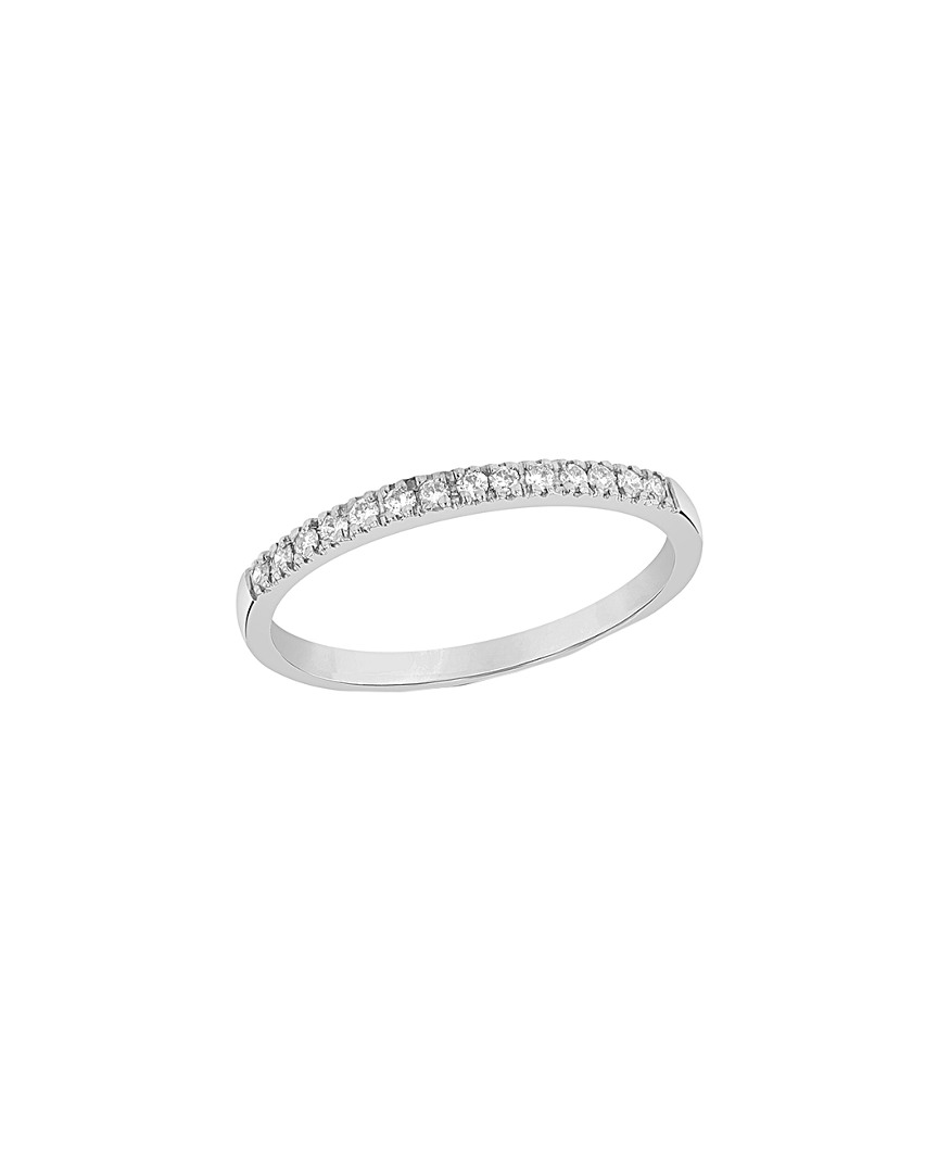 Shop Suzy Levian 14k 0.15 Ct. Tw. Diamond Ring