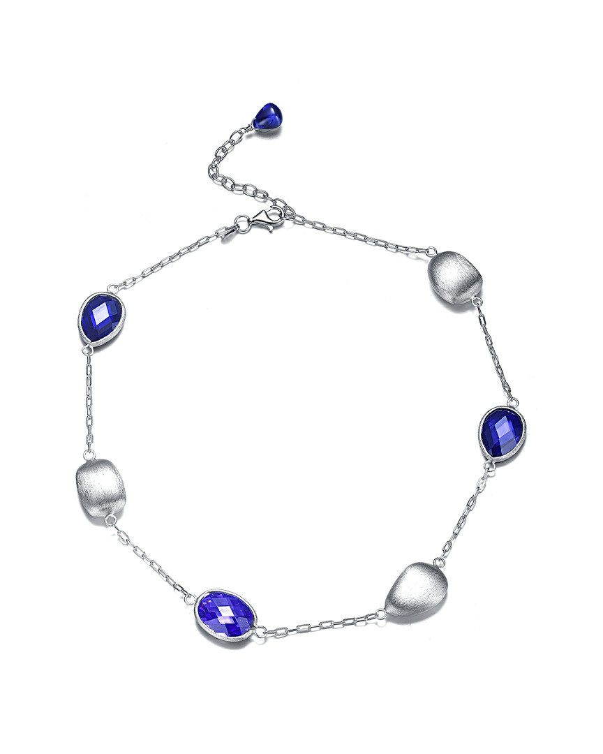 Genevive Silver CZ Necklace