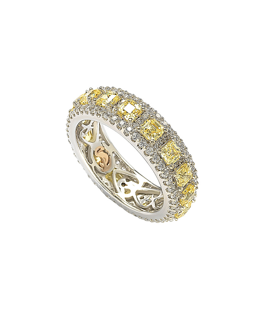 Suzy Levian Cz Jewelry Suzy Levian Silver Cz Modern Eternity Ring