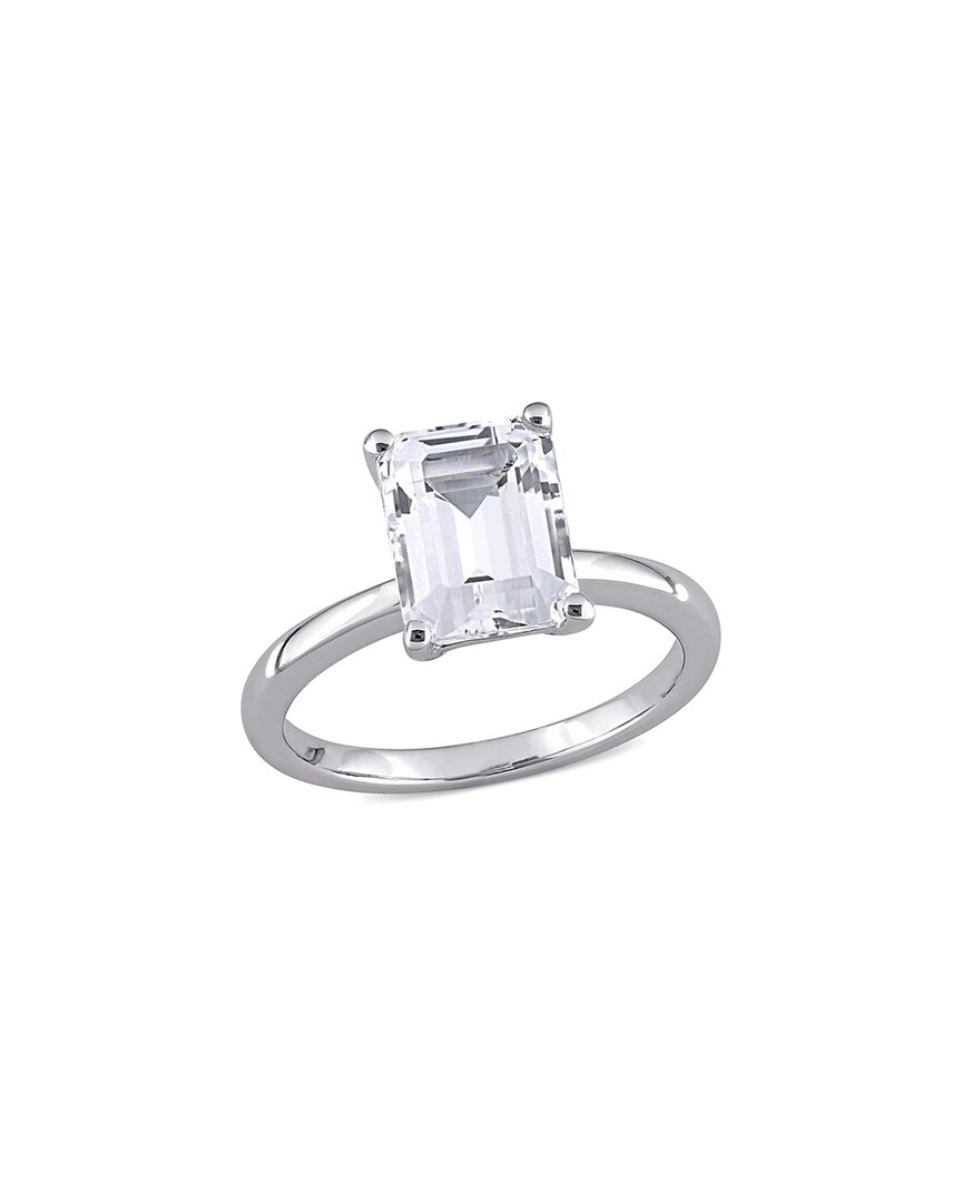 Rina Limor 10k 3.69 Ct. Tw. White Sapphire Solitaire Ring