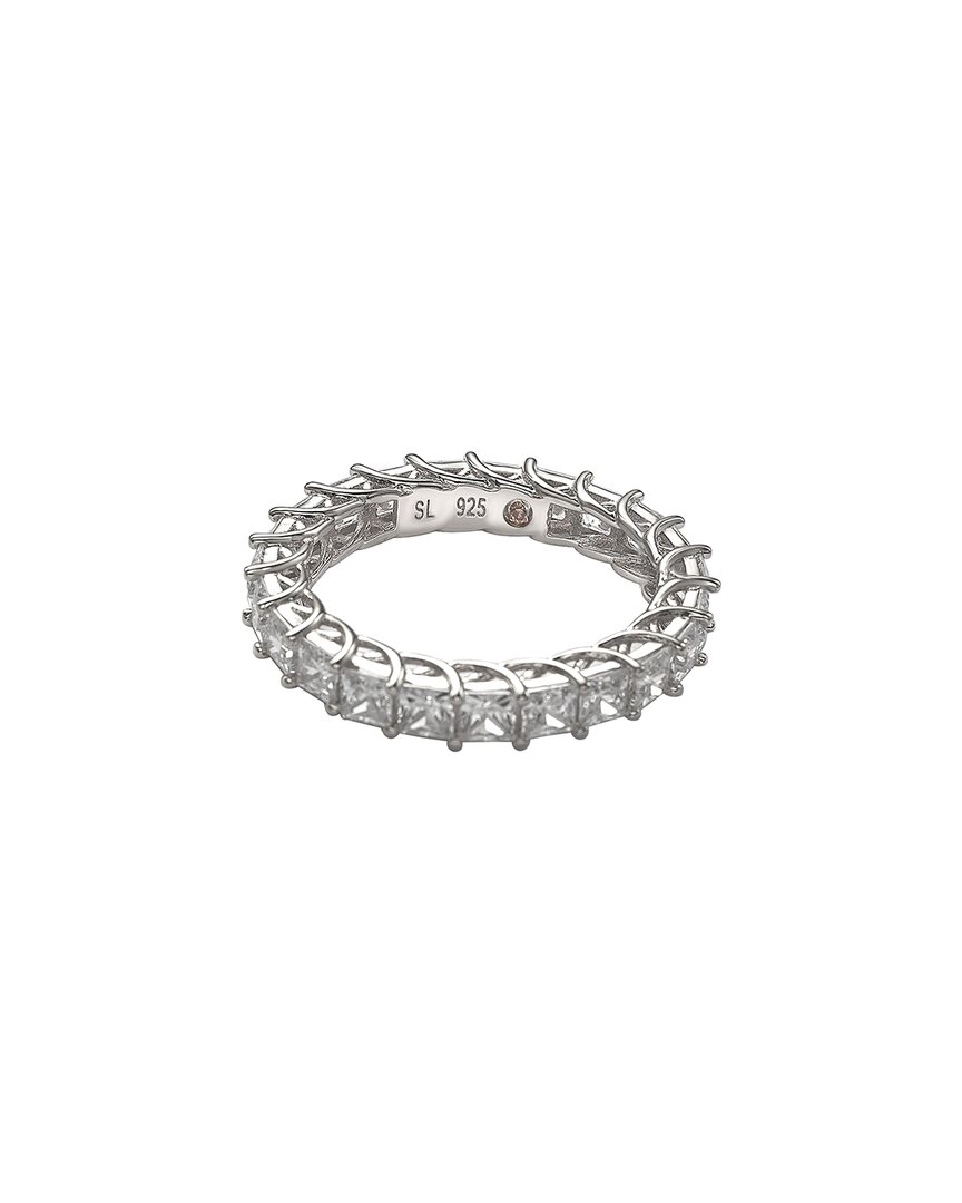 Shop Suzy Levian Cz Jewelry Suzy Levian Silver Cz Eternity Ring