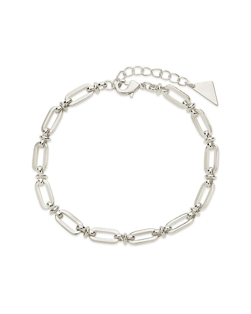 Sterling Forever Oval Link Chain Bracelet